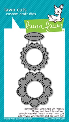 Reveal Wheel Circle Add-On Frames: Flower And Sun Lawn Cuts