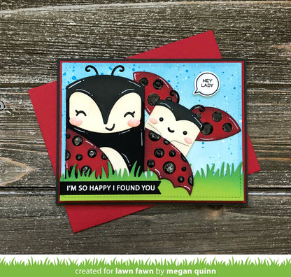 Tiny Gift Box Ladybug Add-On Lawn Cuts