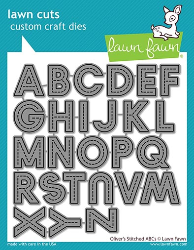 Oliver's Stitched ABCs Lawn Cuts