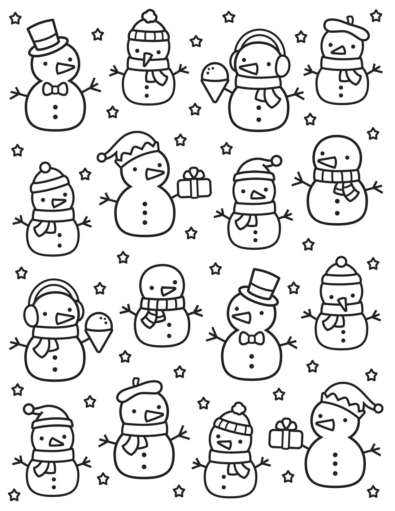 Holiday Coloring Book