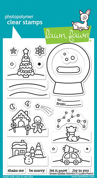 Snow Globe Scenes Stamp Set