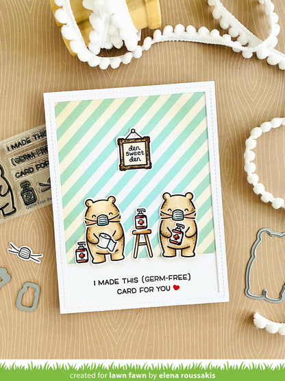 Germ-Free Bear Stamp Set