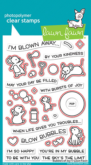 Bubbles Of Joy Stamp Set