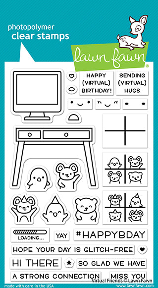 Virtual Friends Stamp Set