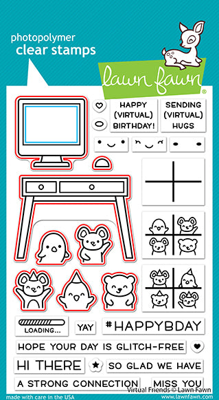 Virtual Friends Stamp Set