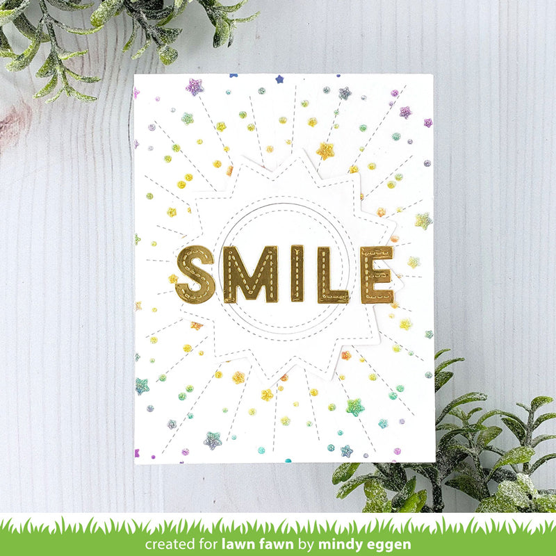 Sunburst Backdrop Lawn Cuts