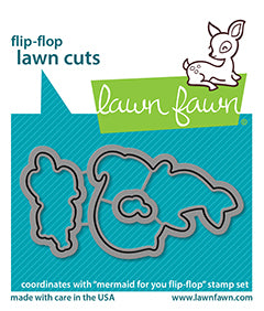 Mermaid For You Flip-Flop Lawn Cuts