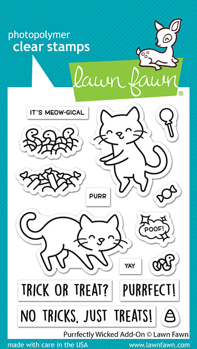 Purrfectly Wicked Add-On Stamp Set