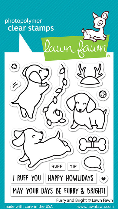 Furry And Bright Stamp Set
