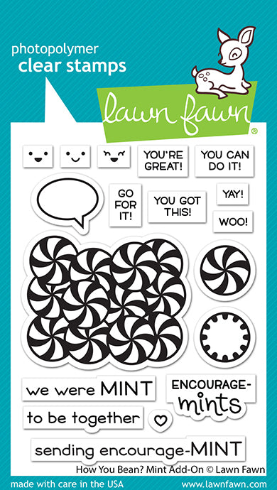 How You Bean  Mint Add-On Stamp Set