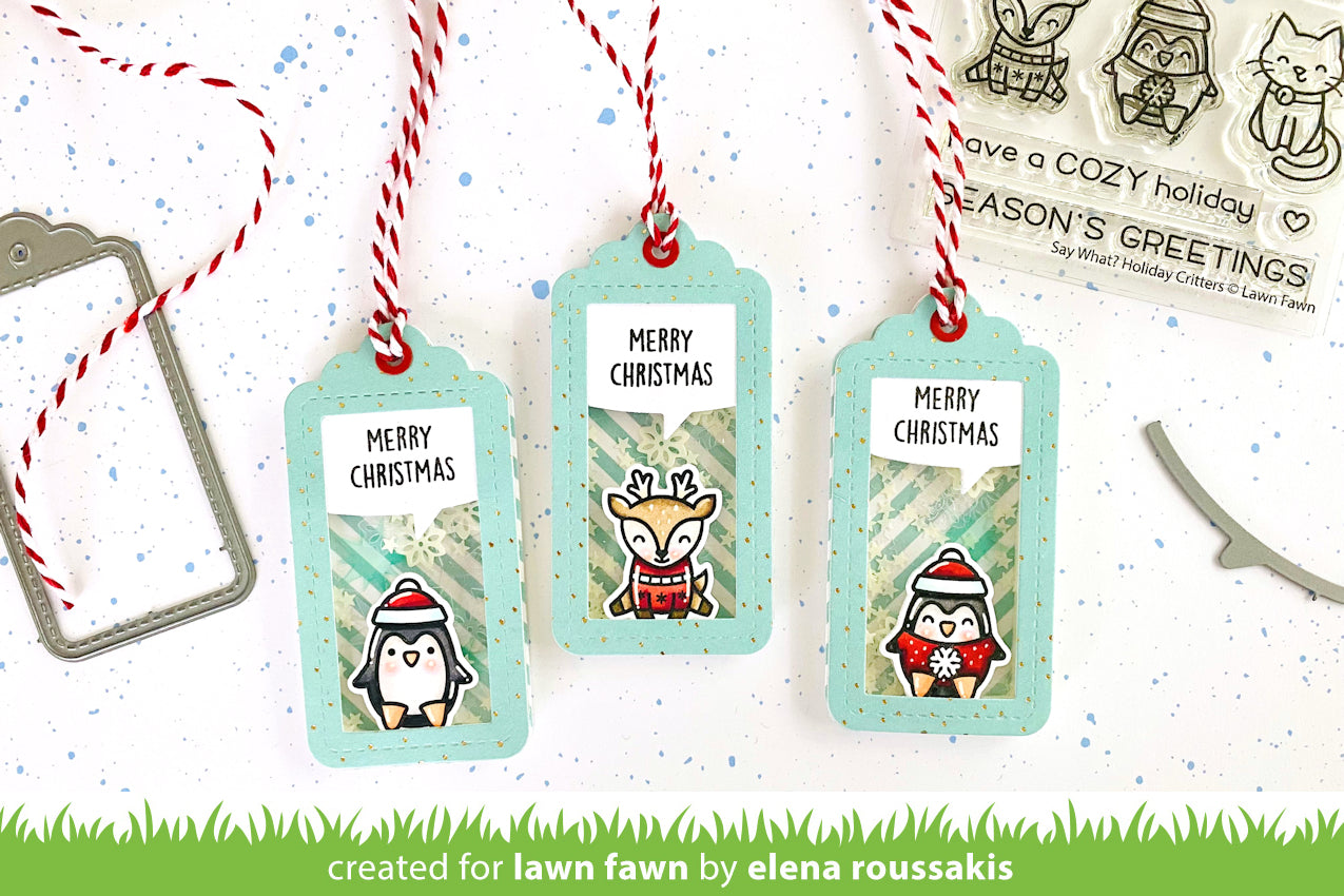 Say What Holiday Critters Stamp Set