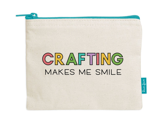 Crafting Makes Me Smile Zipper Pouch
