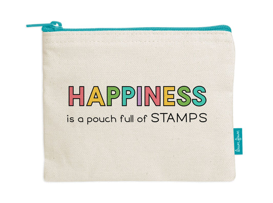 Happiness Is A Pouch Full Of Stamps Zipper Pouch