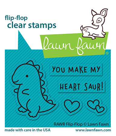 RAWR Flip-Flop Stamp Set