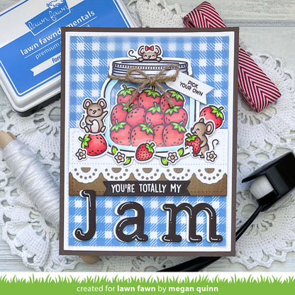 How You Bean  Strawberries Add-On Stamp Set