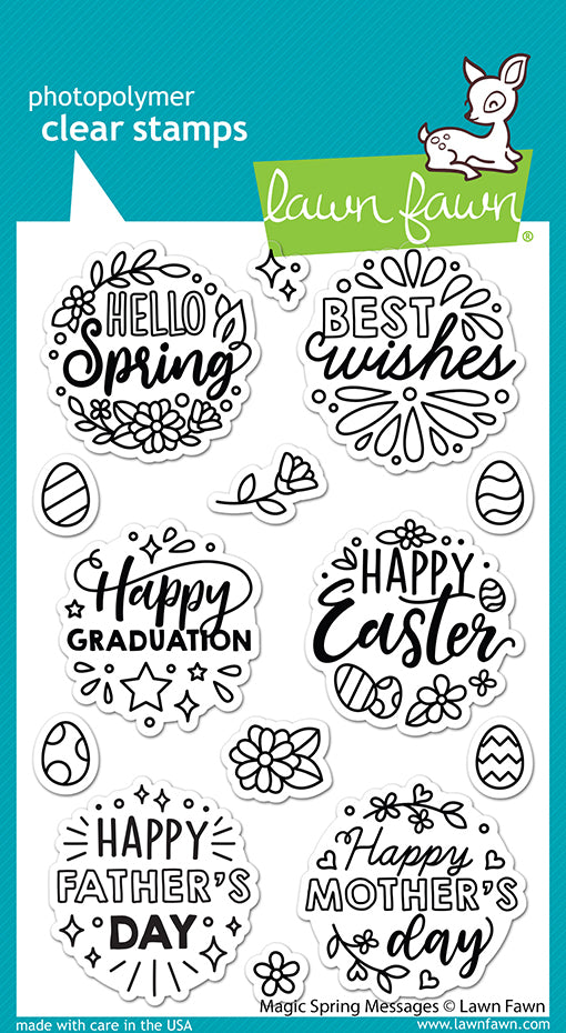 Magic Spring Messages Stamp Set