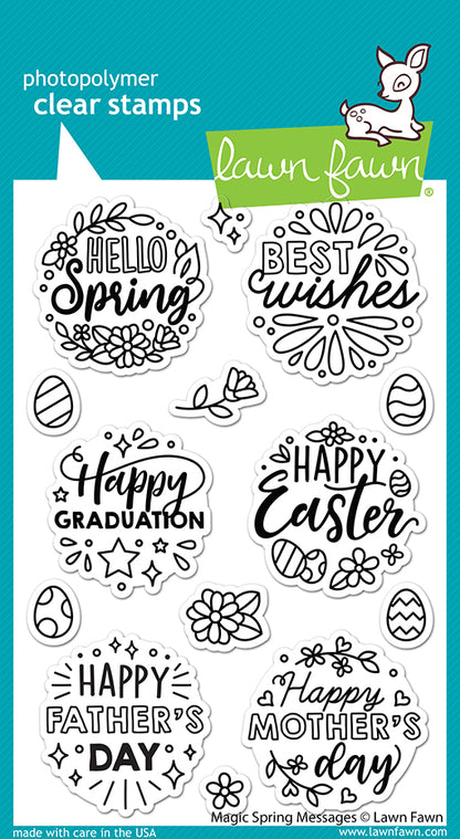Magic Spring Messages Stamp Set