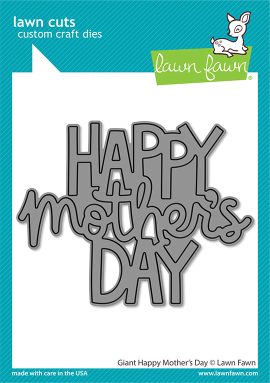 Giant Happy Mother'S Day Lawn Cuts