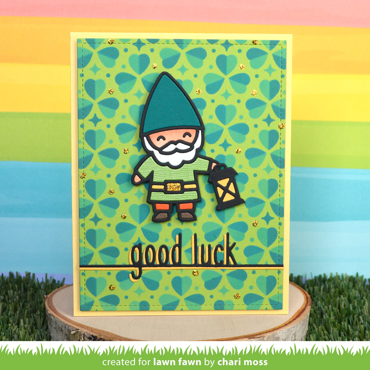 Good Luck Line Border Lawn Cuts