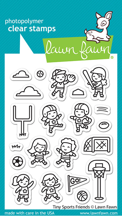 Tiny Sports Friends Stamp Set