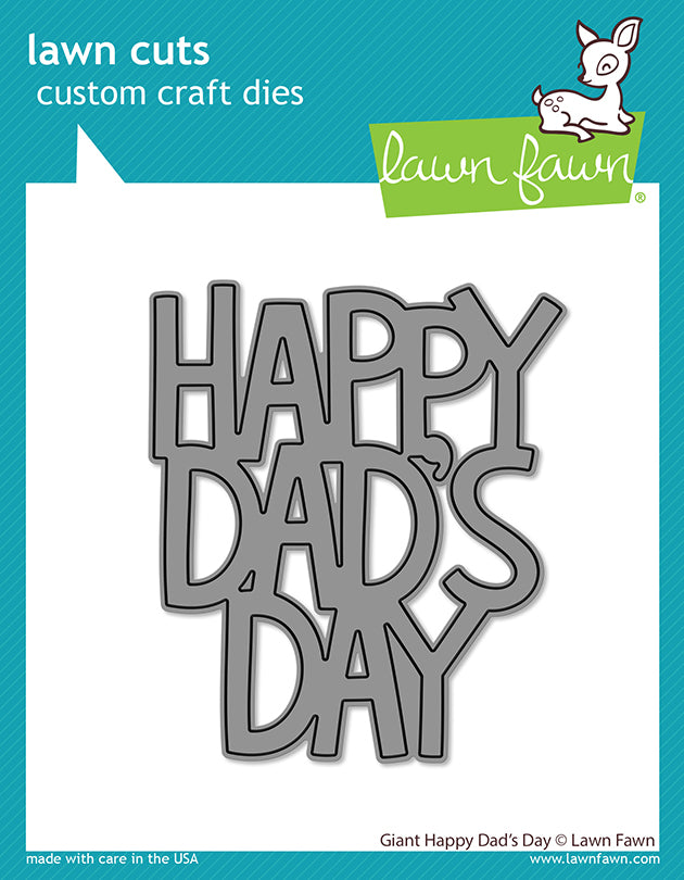 Giant Happy Dad's Day Lawn Cuts