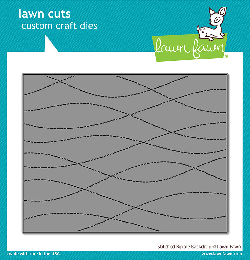 Stitched Ripple Backdrop Lawn Cuts