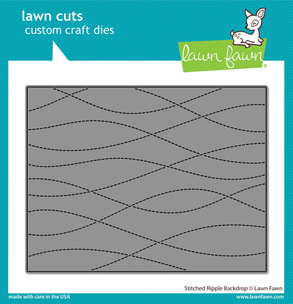 Stitched Ripple Backdrop Lawn Cuts