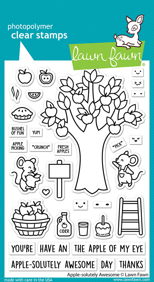 Apple-Solutely Awesome Stamp Set
