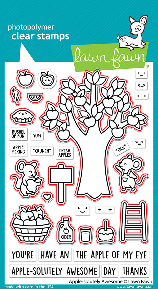 Apple-Solutely Awesome Stamp Set