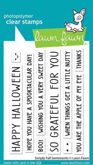 Simply Fall Sentiments Stamp Set
