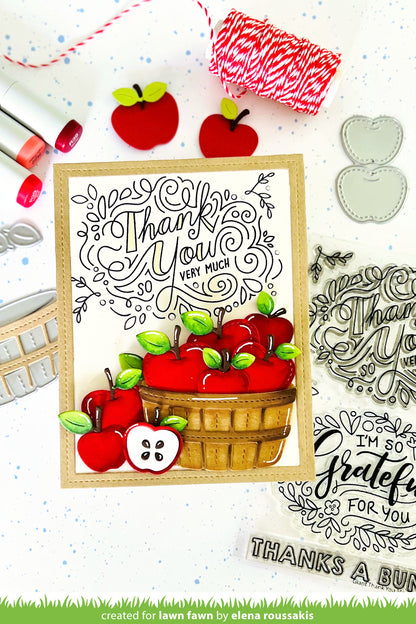 Giant Thank You Messages Stamp Set