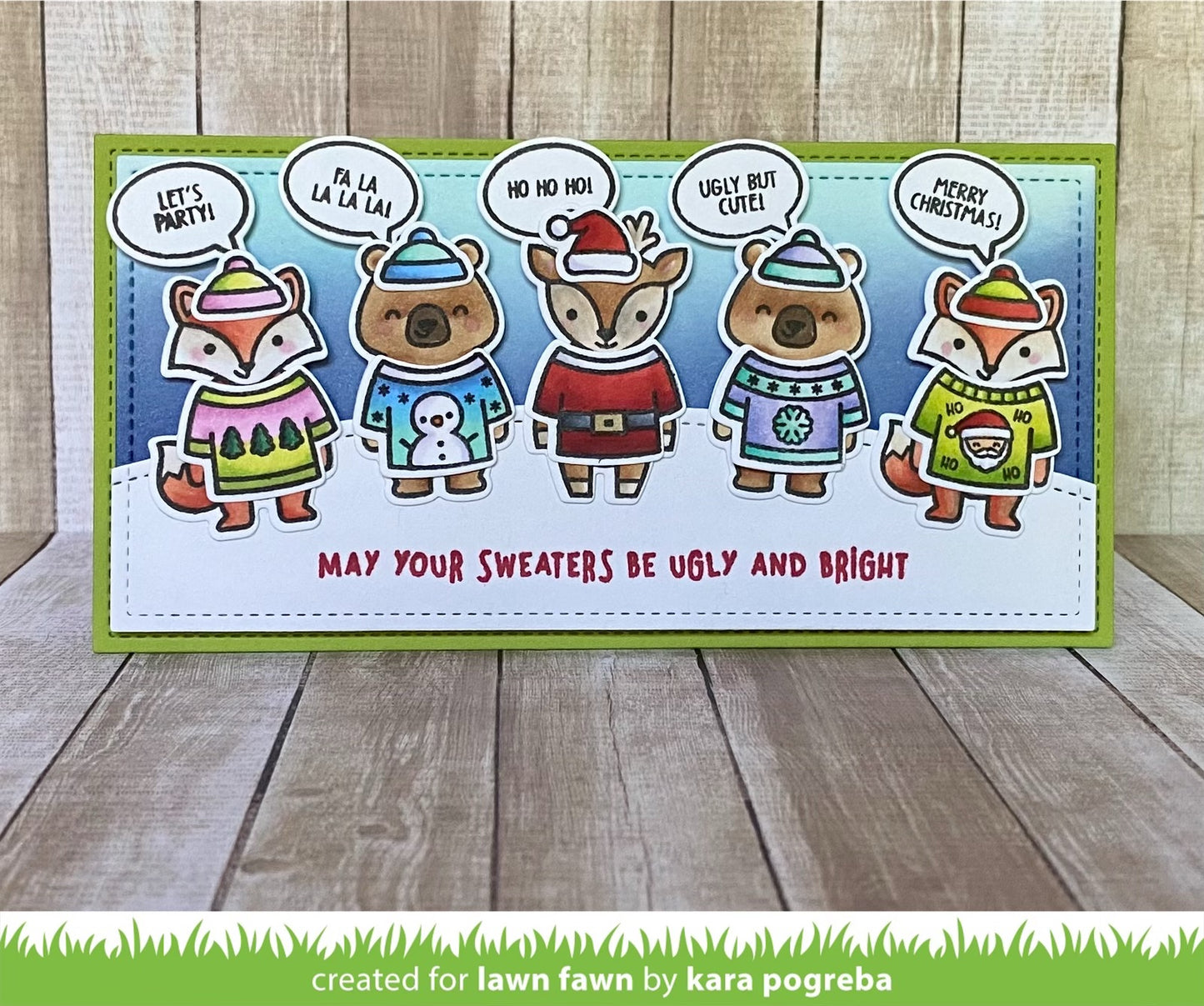Ugly And Bright Stamp Set