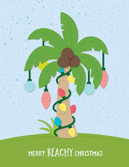 Christmas Palm Tree Lawn Cuts
