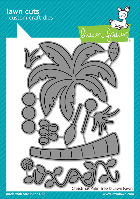 Christmas Palm Tree Lawn Cuts