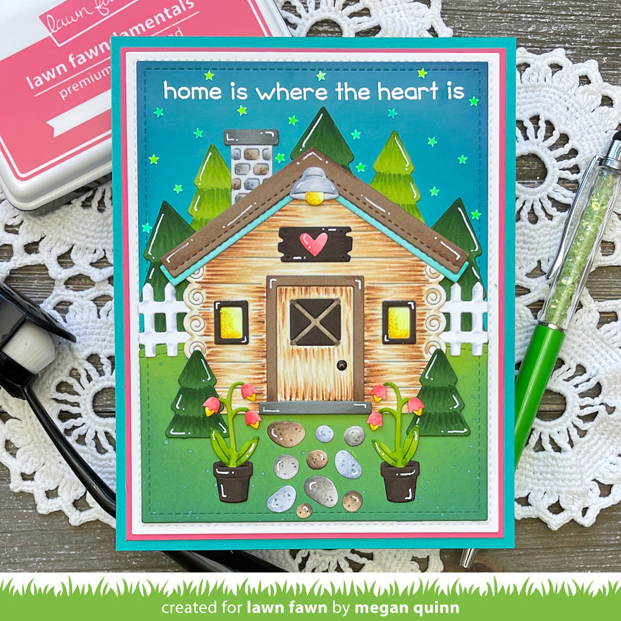 Build-A-Cabin Lawn Cuts