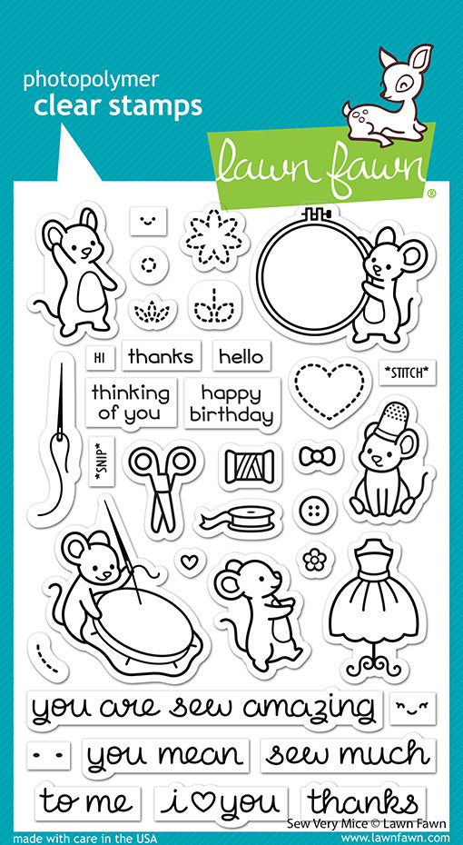 Sew Very Mice Stamp Set