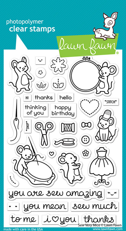Sew Very Mice Stamp Set