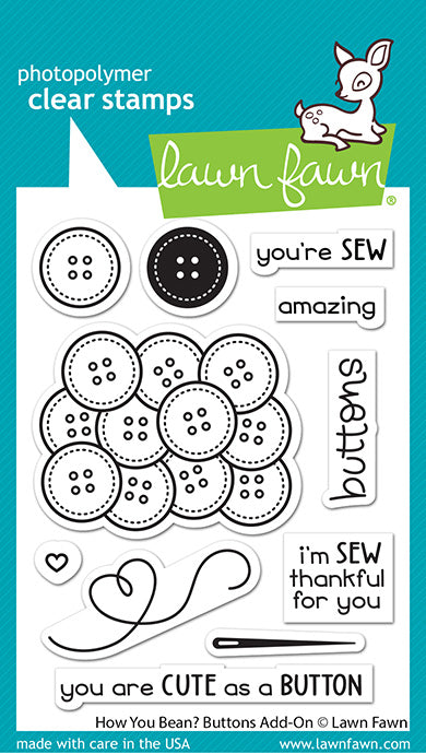 How You Bean  Buttons Add-On Stamp Set