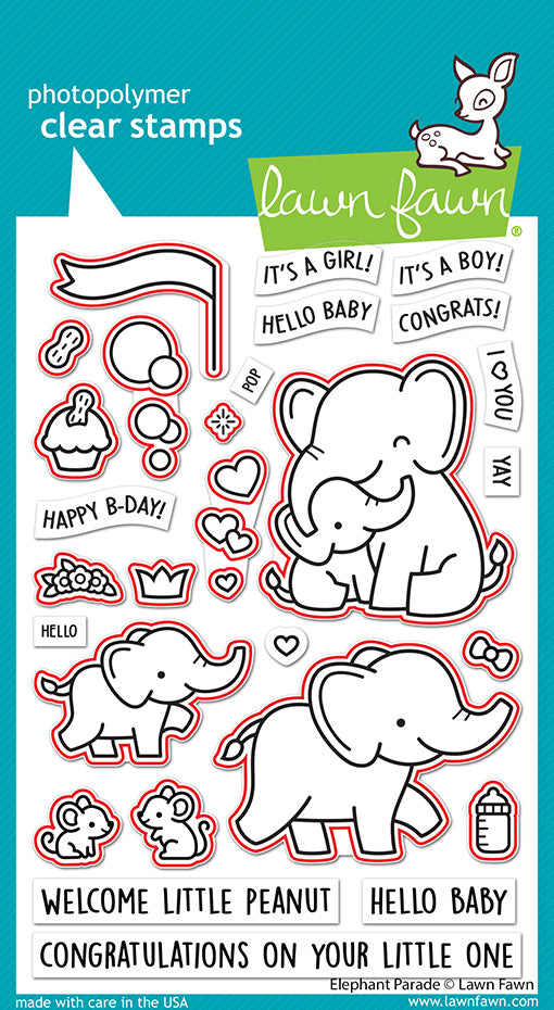 Elephant Parade Stamp Set