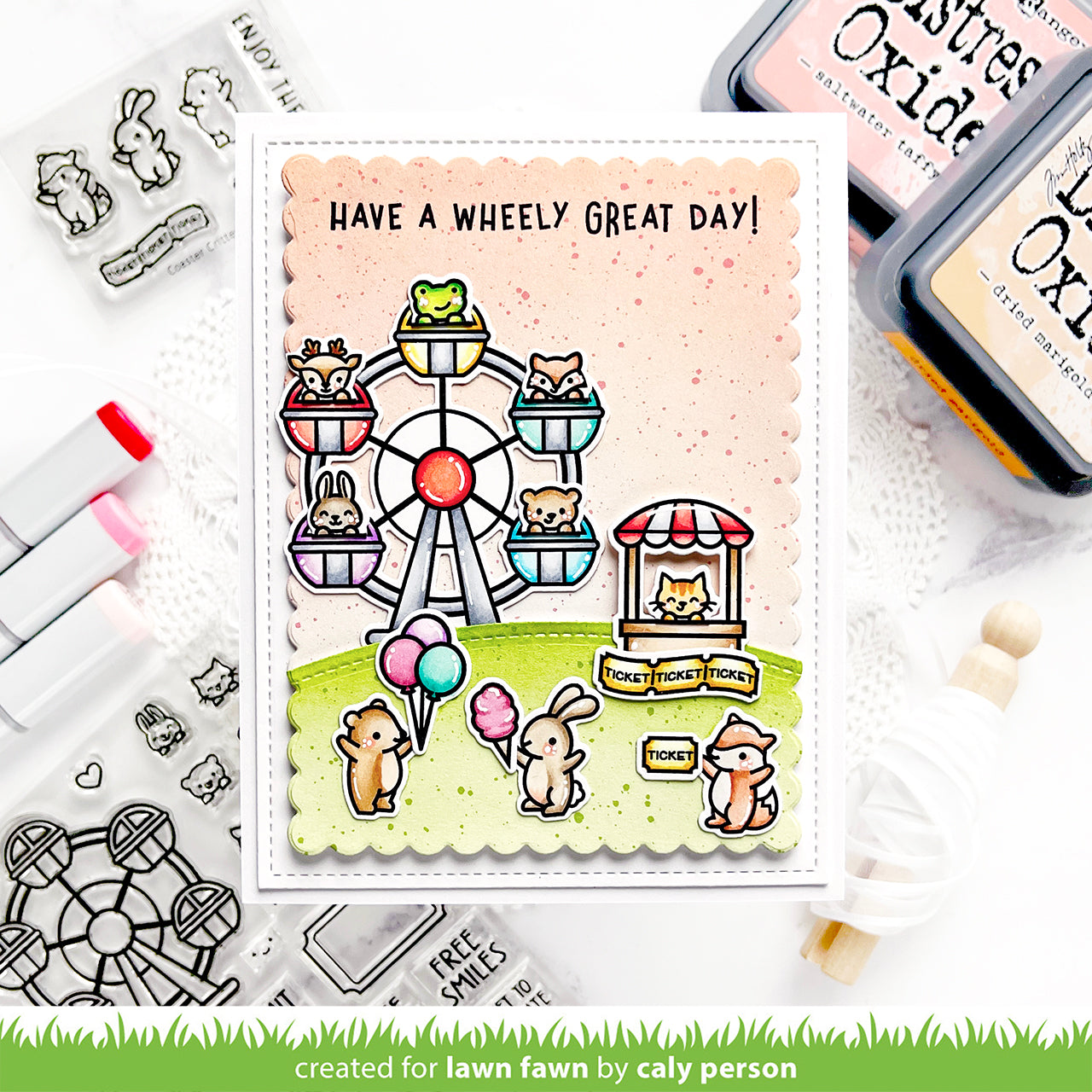 Coaster Critters Flip-Flop Stamp Set