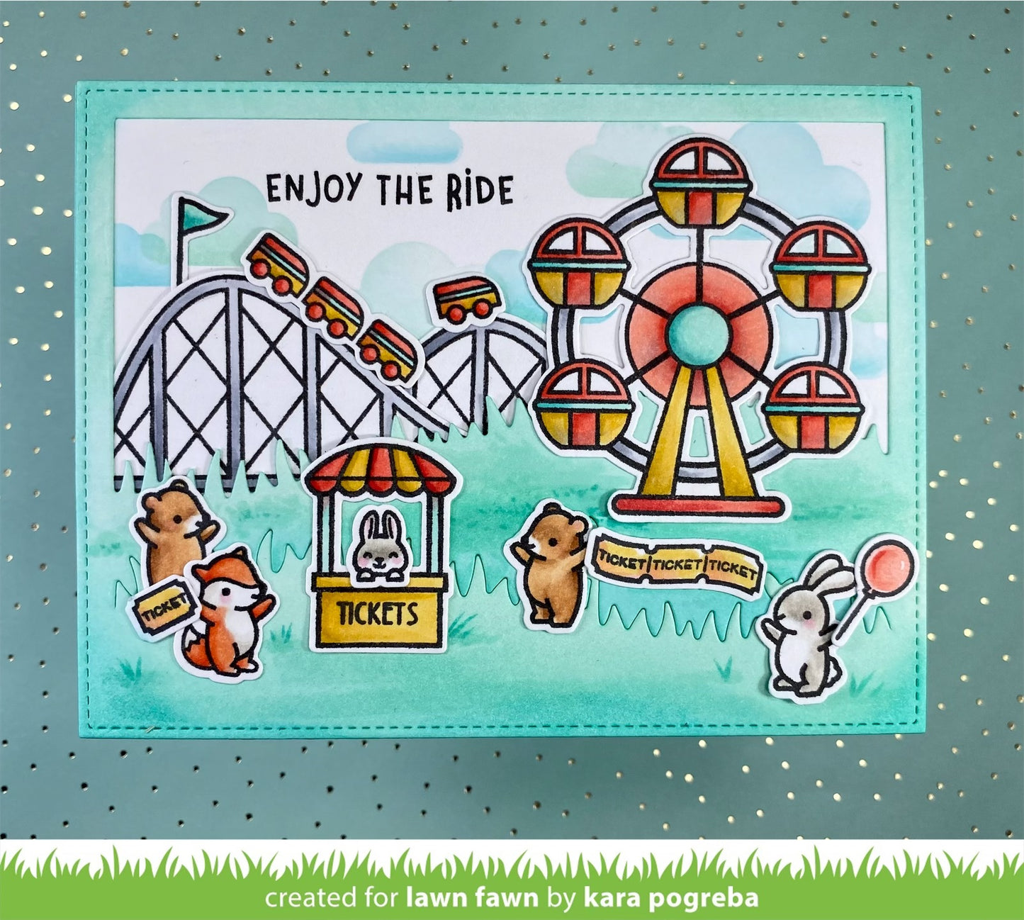 Coaster Critters Flip-Flop Stamp Set