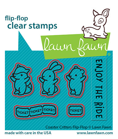 Coaster Critters Flip-Flop Stamp Set
