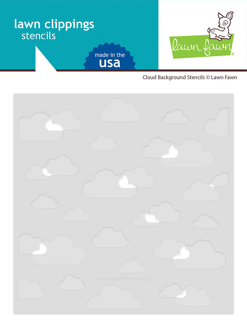 Cloud Background Stencils