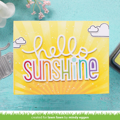 Giant Hello Sunshine Lawn Cuts