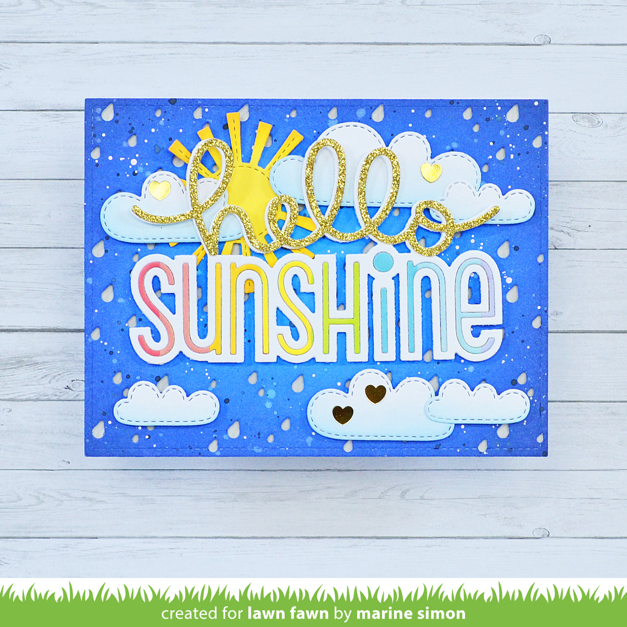 Giant Hello Sunshine Lawn Cuts