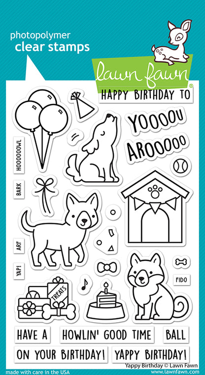 Yappy Birthday Stamp Set