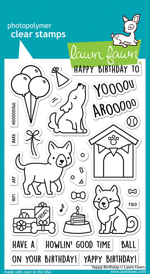 Yappy Birthday Stamp Set