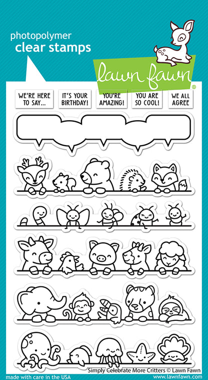 Simply Celebrate More Critters Stamp Set