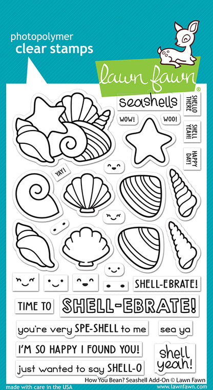 How You Bean  Seashell Add-On Stamp Set