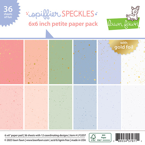 Spiffier Speckles 6X6 Petite Paper Pack